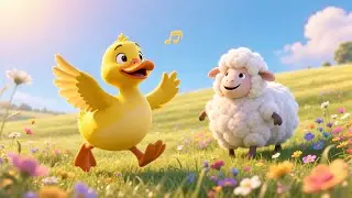 Ducks Go Quack and Fish Go Swish | Fun Animal Sound Rhyme for Kids | Nursery Rhymes for Children