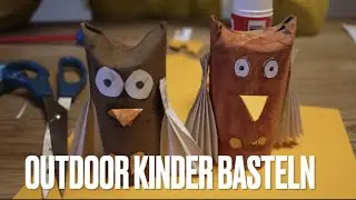 Outdoor Kinder basteln eine 🦉lustige🦉 Eule🦉