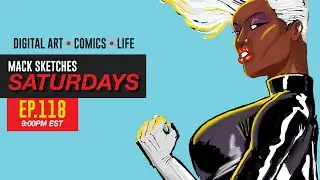 Drawing Comic Book Cover // Mack Sketches Saturdays // EP.118 [ VERTICAL ] 📱