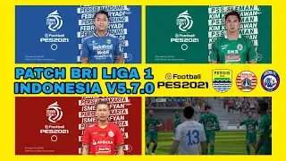 TERBARU !! CARA INSTALL PATCH BRI LIGA 1 v5.7.0 PES 2021 MOBILE
