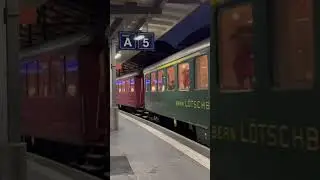 D&eacute;part d&rsquo;un Re 465 BLS Historique &agrave; Lausanne. (Film&eacute; avec @Helveticaventure)