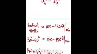Annular Velocity Calculations (Introduction) #drillingoperations#wellengineeringcalculations