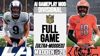 CPU vs CPU Divisional Thriller | Bears vs Rams (Ultra-Modded) Madden 26