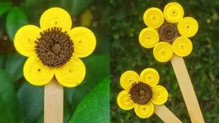 How to make quilling flower bookmark | Quilling for beginners | Ayo's quilling