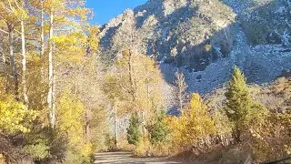 Off road scenic drive at Lundy Canyon in the Eastern Sierra Nevada Mountains