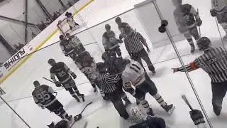 Joe Gretton vs Thomas Relf NIHL fight 31-8-24