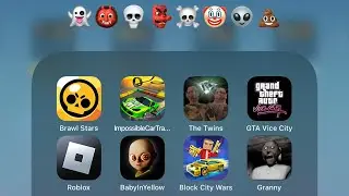Brawl Stars,Impossible Car Tracks 3D,The Twins,GTA Vice City,Roblox,Baby in Yellow,Block City Wars