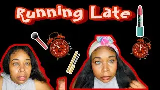 Running late for work and trying to put on makeup!! On this situation quick and easy makeup 💄 😜