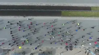 Crowd of Athletic People Running at City Marathon | Stock Footage - Videohive