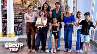 Group Trip 🥵 Pehli Bar sabse bade mall mai aa gye ghumne 😲 barbie house bhi hai esme 