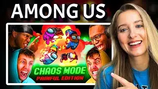 Реакция SIDEMEN AMONG US CHAOS MODE: PAINFUL EDITION