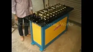 cleat forming machine / 's' cleat forming machine / s and drive cleat forming machine