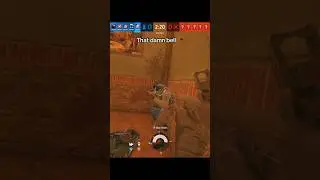 If you hear the bell&hellip;Run #rainbowsix #siege #siegeclips #r6 #r6siege #r6s #gaming #funnyvideo #fyp
