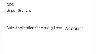 The secret to closing your loan application letter #SBI BANK