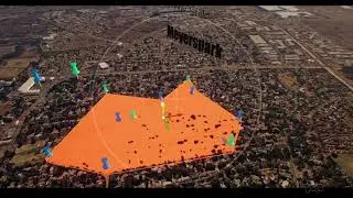 Concept of Incident mapping in 3D Geospatial *not real data, just real-time visuals.