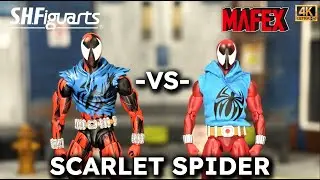 SH Figuarts vs MAFEX Scarlet Spider 1/12 action figure Unboxing, REVIEW & Comparison #spiderman