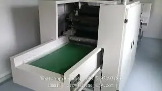 Small laboratory needle punched non-woven fabric production line in a container