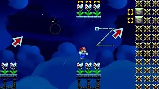 Super Mario Maker 2 🔧 Rainy Airship Plattformer 🔧 Gennarox21