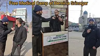 Free Medical Camp at Bemina Srinagar 📞 9541122144/9596133244
