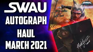 SWAU Autograph Haul &ndash; Star Wars The Clone Wars and The Mandalorian