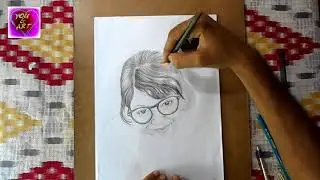Sexy girl drawing with pencil. Divya Mitra hot drawing. YOU AND DRAWING