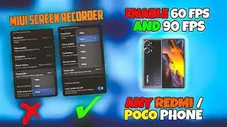 Enable 60Fps On MIUI Screen Recorder | Any Xiaomi Phone