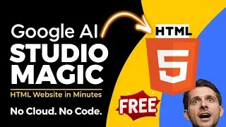 Как создать одностраничный HTML-сайт с помощью БЕСПЛАТНОЙ Google AI Studio (хостинг в облаке не т...