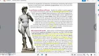 L'Umanesimo e il Rinascimento