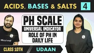 Acids, Bases & Salts 04 | pH Scale | Universal Indicator | Role of pH in Daily Life | NCERT