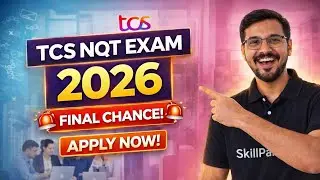 TCS NQT || EXAM 2026 LIVE! Final chance- Apply Now!