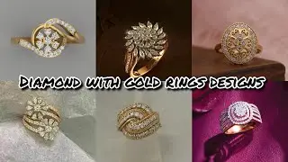 Diamond Ring ke Design 2024 | Diamond with Gold Rings ke Latest Collection 2024