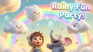 Tap Tap Badal Party | Kids Cartoon Rain Song | Funny Cloud Dance | PebbiKids @pebbikids