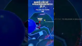 Unlimited Flying Tech Glitch in Fortnite season 4 🤯 #fortnite #fortniteclips