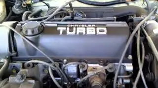 1989 Chrysler by Maserati TC - Engine Running