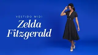 Vestido Midi Zelda Fitzgerald - Cole&ccedil;&atilde;o O Jardim Franc&ecirc;s I Equin&oacute;cio de Primavera 2022 Toda Frida
