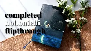 365 Days of Journaling and Doodling | 2025 Hobonichi HON Completed Flipthrough