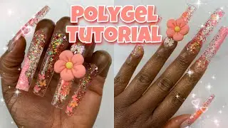 EASY POLYGEL NAIL TUTORIAL | TESTING BELLAVENA BLUSHING HEARTS POLYGEL KIT | LAZY GIRL METHOD
