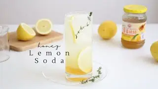 Honey Lemon Soda 🍯🍋 l  Home cafe Ep.4