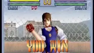 D-Xhird (Sega Saturn) - All Special moves, Desperation moves & extras