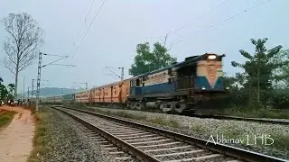 WDP4D New Delhi - Silchar POORVOTTAR SAMPARK KRANTI Express & WDM3A New Tinsukia - Rangiya Express