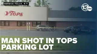 Man shot in parking lot of Seneca Falls Tops store, suspect arrested