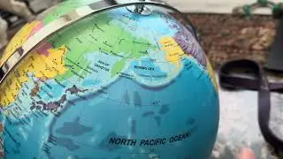Discover the World: Illuminated Globe with Stand and LED Night Light