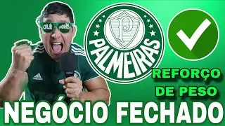 NEGÓCIO FECHADO! CONTRATAÇÃO DE PESO NO PALMEIRAS, GRANDE ZAGUEIRO, É PARA COMEMORAR. 