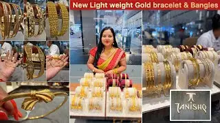 New😲Light weight & Low VA stylish & traditional 22KT Gold bracelet & bangles from Tanishq ✨💫