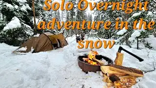 winter over night adventure