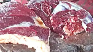 Amazing Halal Meat Cutting Skills || Best Butcher Cow Meat Cutting