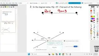 Honors Geometry BC January 14th - MIDTERM REVIEW - Day 1