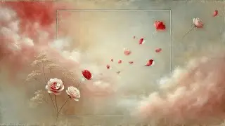 Floating Roses of Love | Romantic Valentine&rsquo;s Day Ambience | Calm Emotional Art  Romantik Ambiyans