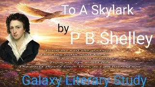 To  A Skylark
