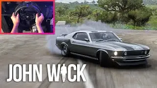 John Wick 1969 Ford Mustang BOSS - Forza Horizon 5 | Thrustmaster T300RS